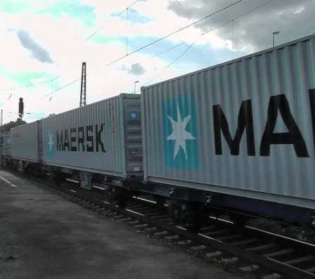 «ТрансКонтейнер» и Maersk запустили контейнерный поезд