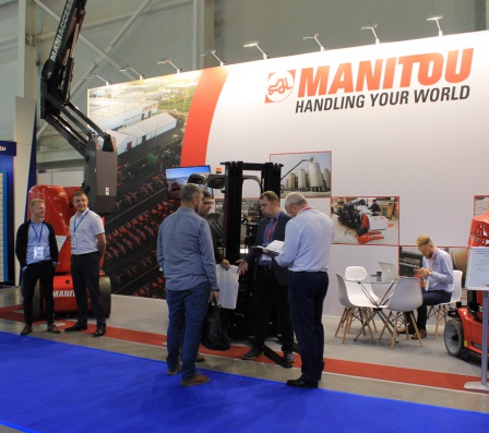 «МАНИТУ ВОСТОК» представила складскую технику на выставке CeMAT Russia 2019